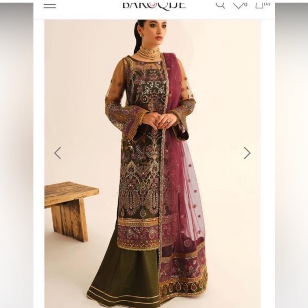 Embroidered Floral fancy dress